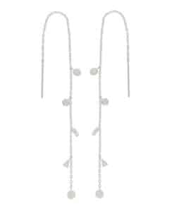 JOANLI NOR SØLV ØRERINGE GWENNOR 13 CM LANGE - 30452570900