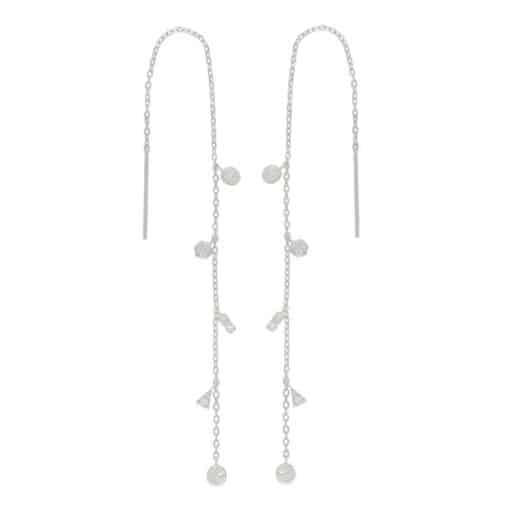 JOANLI NOR SØLV ØRERINGE GWENNOR 13 CM LANGE - 30452570900