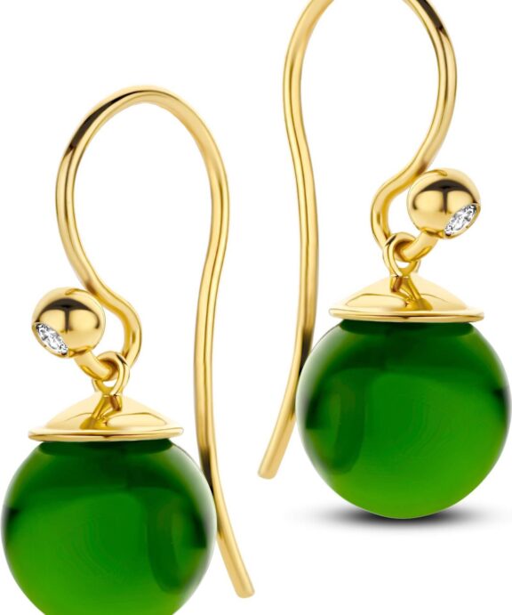 SPIRIT ICONS FIGARO ØRERINGE GRØN - 41762