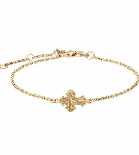 SIERSBØL ARMBÅND FORGYLDT SØLV DAGMARKORS 10 MM - 80250755900