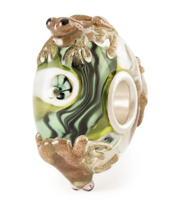 TROLLBEADS FRØENS KRAM GLASKUGLE - TGLBE-20448