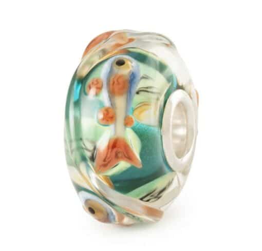 TROLLBEADS DANSENDE FISK GLASKUGLE - TGLBE-20449