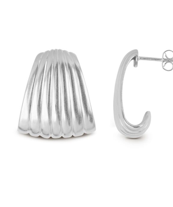 BYBIEHL ELEANOR ØRERINGE SØLV LARGE - 4-1925-R