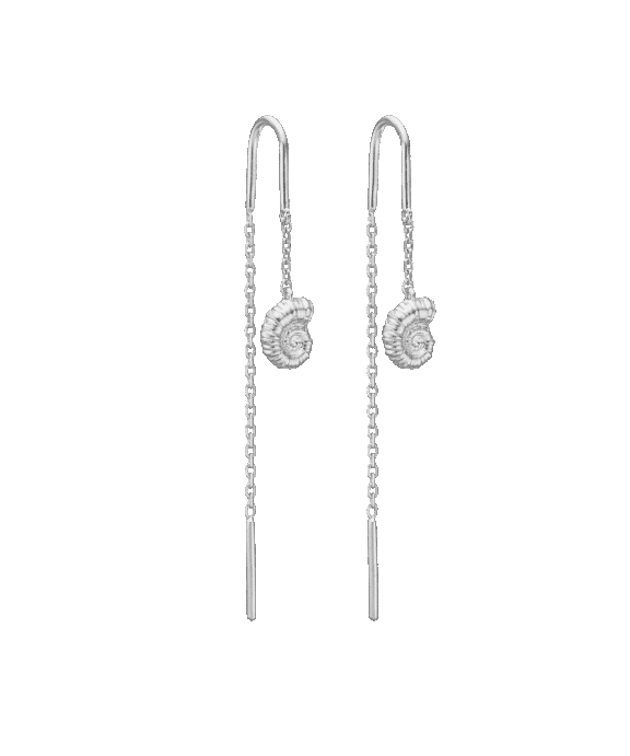 STUDIO Z SEASHELL SECRETS SØLV ØRERINGE - 7100904