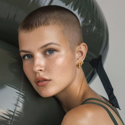 STUDIO Z SEASHELL SECRETS ØRERINGE FORGYLDT SØLV - 7210908 - Billede 2