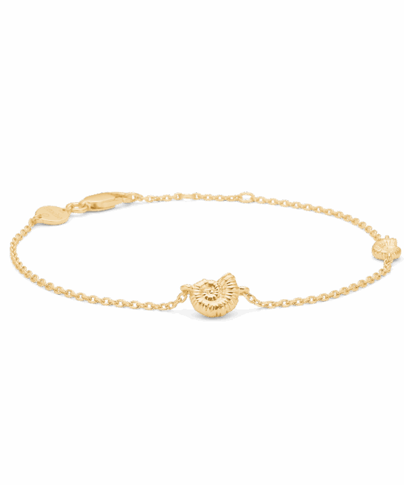 STUDIO Z SEASHELL SECRETS SØLV FORGYLDT ARMBÅND MUSLING - 7250904