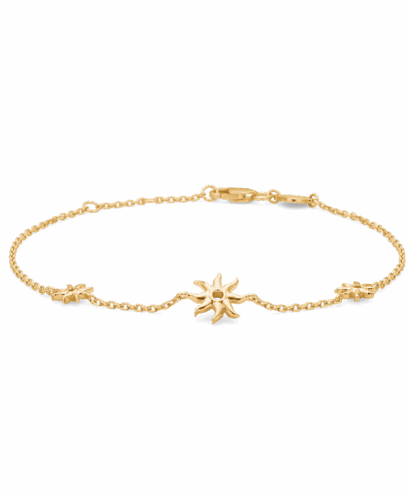 STUDIO Z OCEAN AURA SØLV FORGYLDT ARMBÅND - 7250923