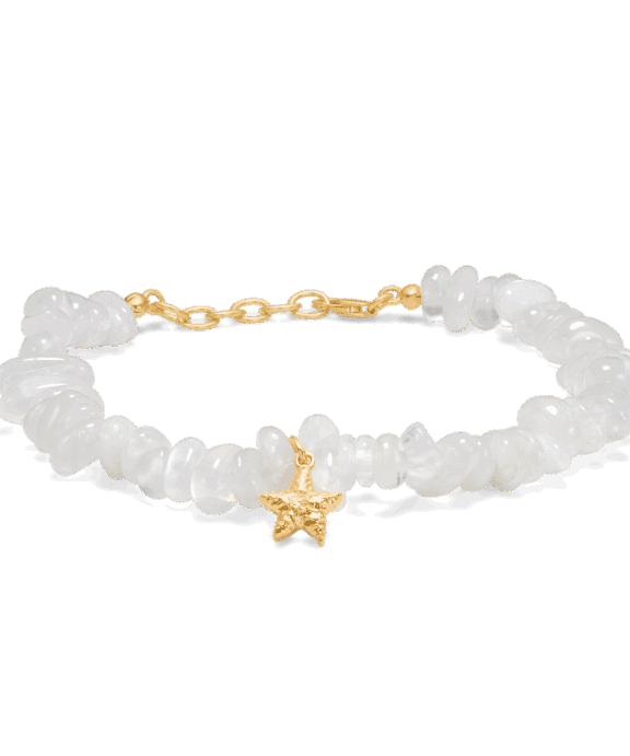 STUDIO Z STARFISH LUSTRE SØLV FORGYLD ARMBÅND - 7256894