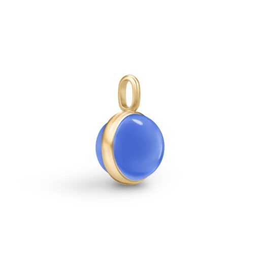 JULIE SANDLAU PRIME VEDHÆNG MED ROYAL BLUE KRYSTAL - PD19GDROBLCR