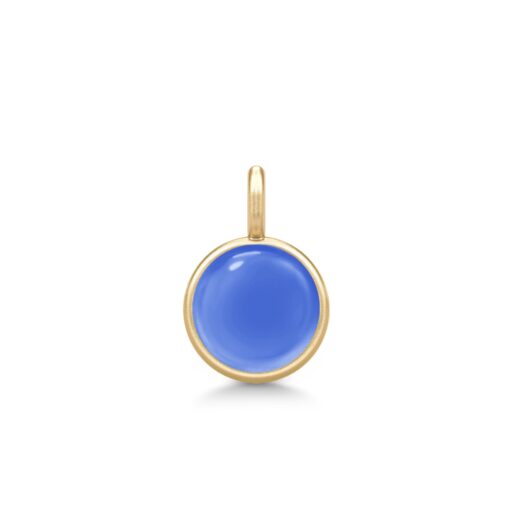 JULIE SANDLAU PRIME VEDHÆNG MED ROYAL BLUE KRYSTAL - PD19GDROBLCR - Billede 4