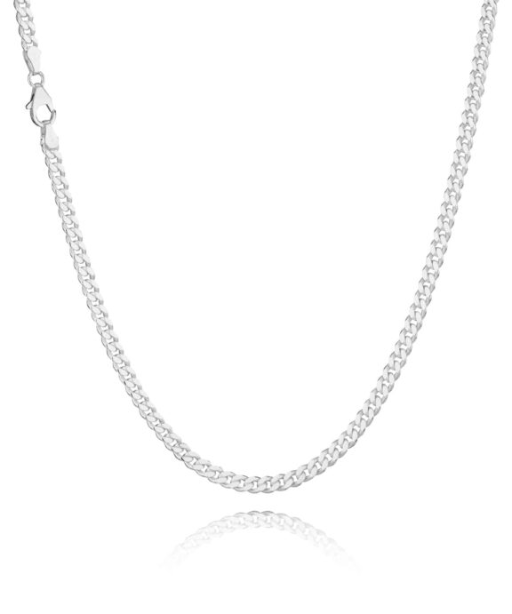 BNH PANSER SØLV HALSKÆDE 3,3 MM BRED 50 CM LANG- SP10550C