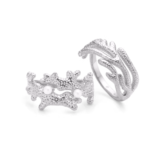 STUDIO Z REEF ESSENCE SØLV RING MED PERLE- 7143921 - Billede 2