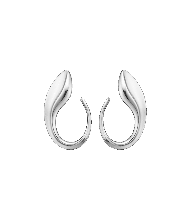 MADS Z WINELINK ØRERINGE OVAL SØLV - 2110015