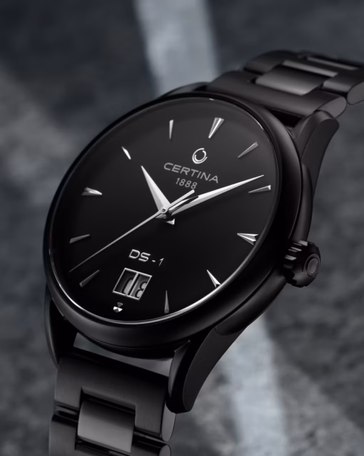 CERTINA DS 1 UR HERRE STÅL SORT - C0294263305100 - Image 2