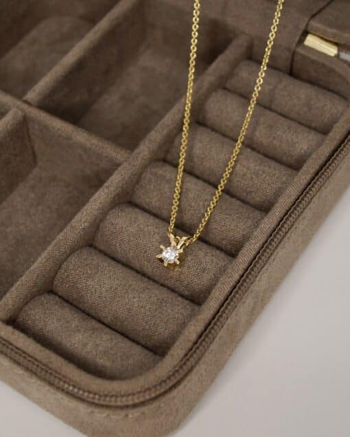 CHRISTOFFERSEN JEWELLERY CARLA VEDHÆNG 14 KARAT GULD MED BRILLANT 0,25 CARAT - 4000161 - Image 2