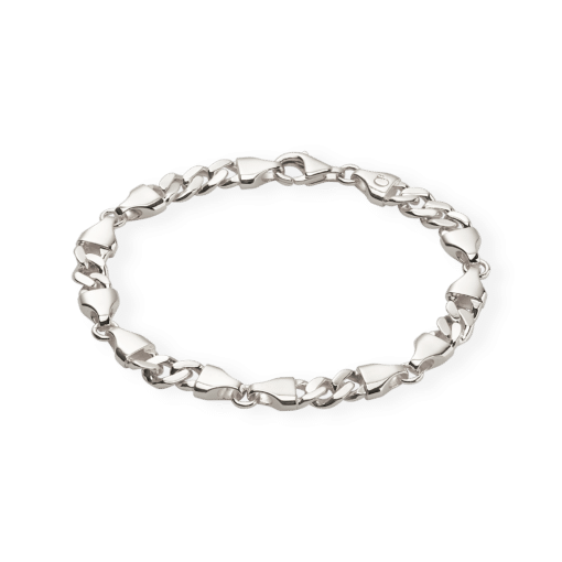 CAMILLE BRINCH MEDIUM CB BRACELET SØLV ARMBÅND 17 CM - MCBA-17