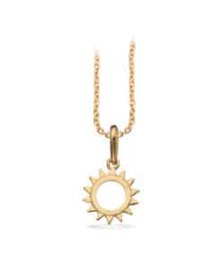 SCROUPLES VEDHÆNG SOL 8 KARAT GULD - 210993
