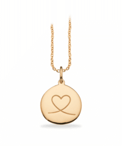 SCROUPLES AMULET HJERTE VEDHÆNG 8 KARAT GULD - 211343