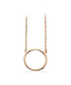 SCROUPLES HALSKÆDE CIRKEL 9 KARAT GULD - 33293,42