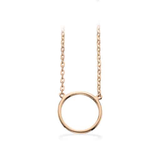 SCROUPLES HALSKÆDE CIRKEL 9 KARAT GULD - 33293,42