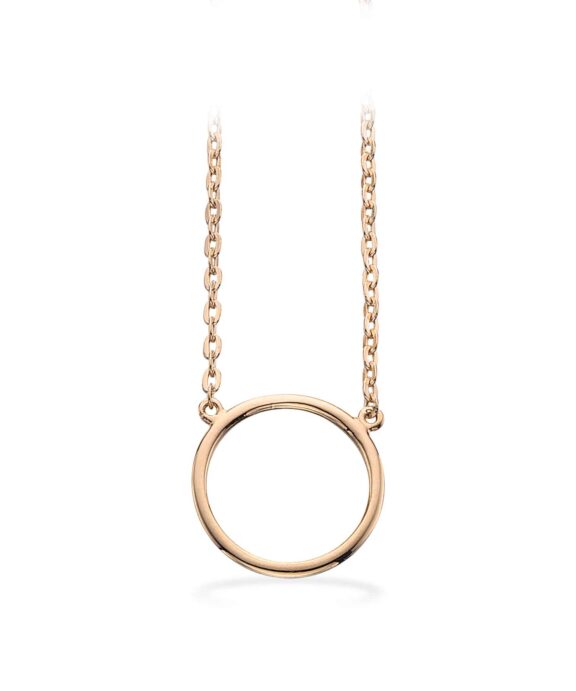 SCROUPLES HALSKÆDE CIRKEL 9 KARAT GULD - 33293,42