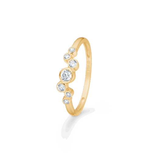 MADS Z LUCY RING I 8 KARAT GULD MED ZIRKONIA - 3347035