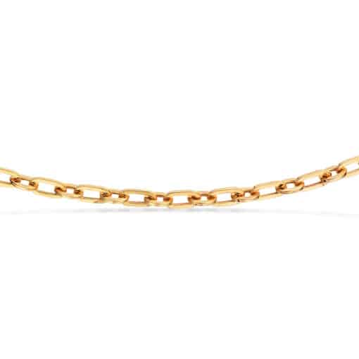 SCROUPLES ARMBÅND OVAL FORGYLDT SØLV - 611312