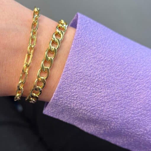 SCROUPLES ARMBÅND OVAL FORGYLDT SØLV - 611312 - Image 3