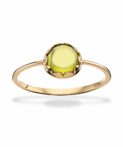 SCROUPLES 14 KARAT GULD RING MED PERIDOT - 710635