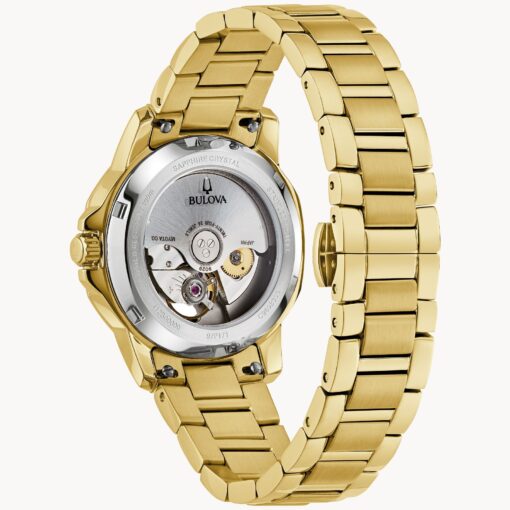 BULOVA MARINE STAR AUTOMATIK UR DAME GULD FARVET - 97P171 - Image 4