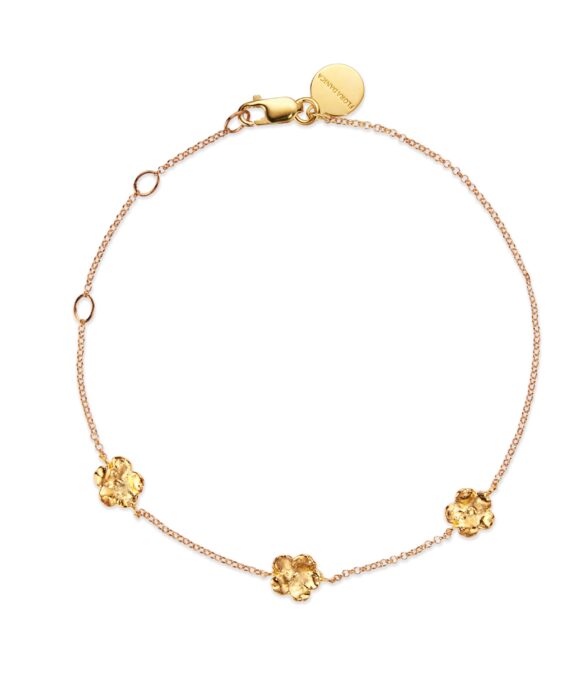 FLORA DANICA FORGLEMMIGEJ ARMBÅND FORGYLDT SØLV - FMN-BR-G