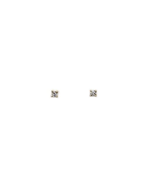 CHRISTOFFERSEN JEWELLERY ØRESTIKKER 14 KARAT GULD MED ZIRKONIA  – 3000405