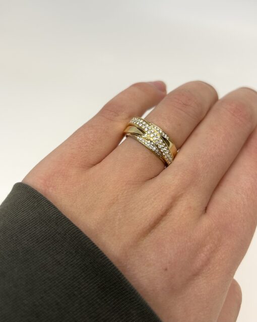CHRISTOFFERSEN JEWELLERY RING 14 KARAT GULD MED 0,57 CARAT BRILLANTER - 5000454 - Image 3