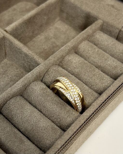 CHRISTOFFERSEN JEWELLERY RING 14 KARAT GULD MED 0,57 CARAT BRILLANTER - 5000454 - Image 4