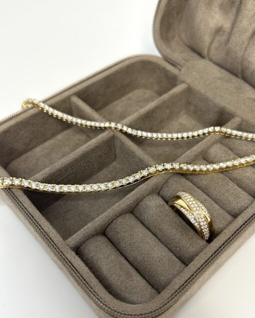CHRISTOFFERSEN JEWELLERY TENNISARMBÅND 14 KARAT GULD MED 5,31 CARAT BRILLANTER - 9000016 - Image 3