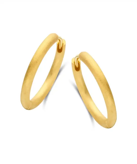 SPIRIT ICONS ‘BALANCE’ HOOP 20 MM RUSTIC FORGYLDT- 42472