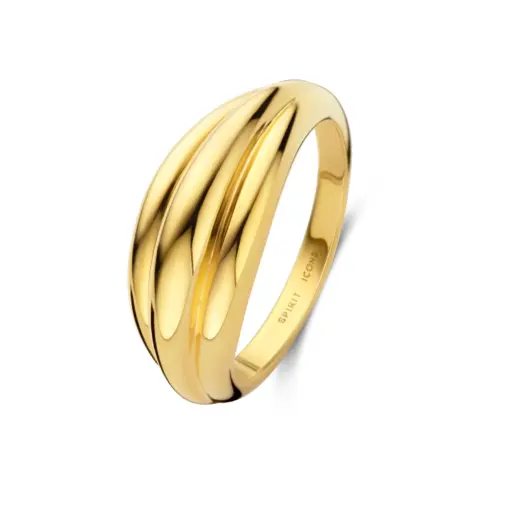 SPIRIT ICONS ‘EMELDA’ RING SØLV FORGYLDT- 51442