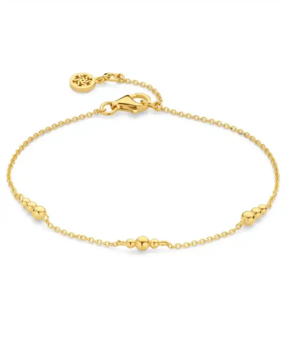 SPIRIT ICONS ‘REGITZE’ ARMBÅND SØLV FORGYLDT- 20662