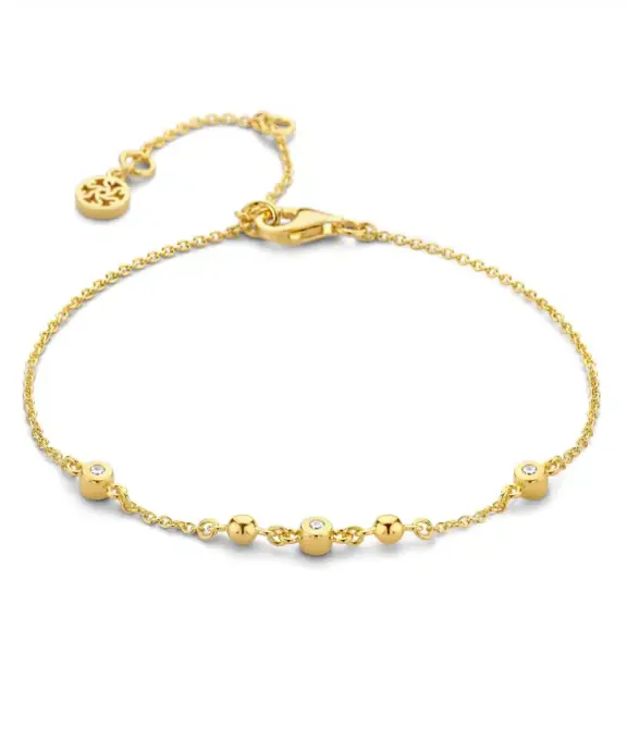 SPIRIT ICONS ‘SOUL’ ARMBÅND SØLV FORGYLDT - 20392