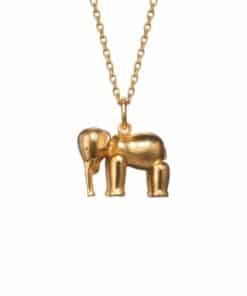 KAY BOJESEN JEWELRY ELEFANT VEDHÆNG FORGYLDT SØLV UDEN KÆDE - KBJ-8