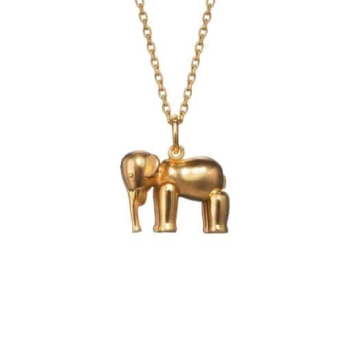KAY BOJESEN JEWELRY ELEFANT VEDHÆNG FORGYLDT SØLV UDEN KÆDE - KBJ-8
