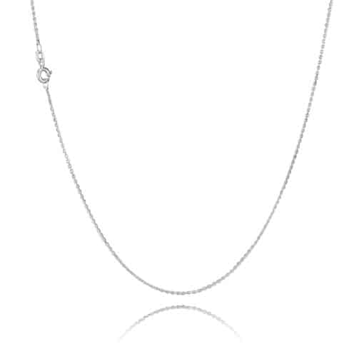 KAY BOJESEN JEWELRY HALSKÆDE SØLV ANKER FACET DIAMOND CUT 45-50 CM - KBJ-14