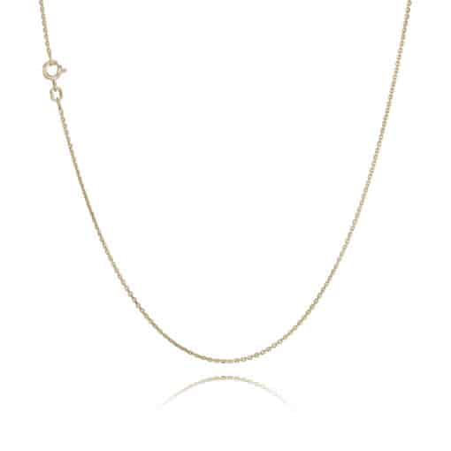 KAY BOJESEN JEWELRY HALSKÆDE FORGYLDT SØLV ANKER FACET DIAMOND CUT - KBJ-10