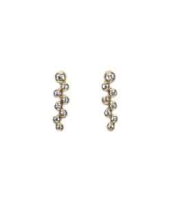 CHRISTOFFERSEN JEWELLERY ØRESTIKKER 8 KARAT GULD MED ZIRKONIA – 3071256-3