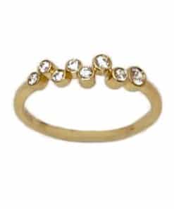 CHRISTOFFERSEN JEWELLERY RING 8 KARAT GULD MED ZIRKONIA – 5071256-3
