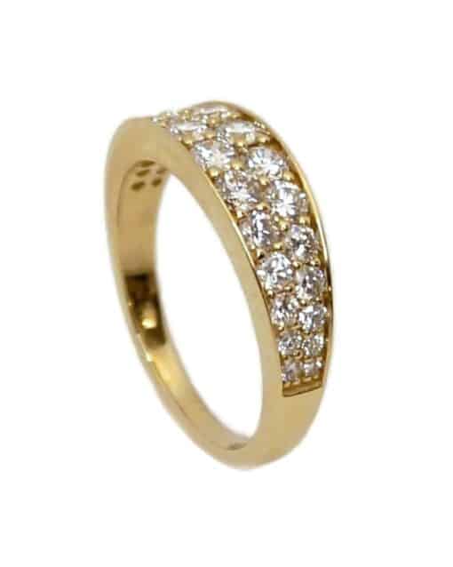 CHRISTOFFERSEN JEWELLERY PAVERET RING 14 KARAT GULD MED 1,22 CARAT BRILLANTER – 5071270 - Billede 2
