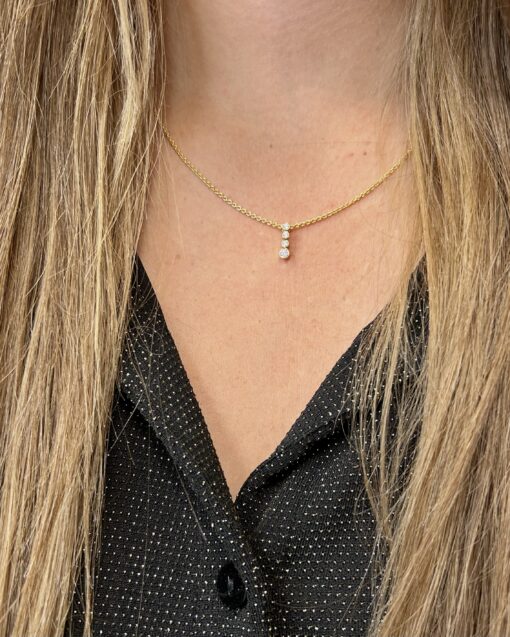 CHRISTOFFERSEN JEWELLERY VEDHÆNG 8 KARAT GULD MED ZIRKONIA - 4071258-3 - Billede 3