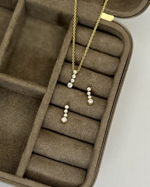 CHRISTOFFERSEN JEWELLERY VEDHÆNG 8 KARAT GULD MED ZIRKONIA - 4071258-3 - Billede 2