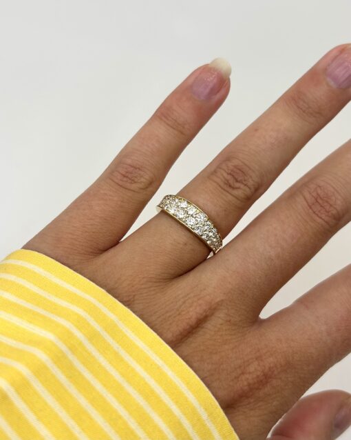 CHRISTOFFERSEN JEWELLERY PAVERET RING 14 KARAT GULD MED 1,22 CARAT BRILLANTER – 5071270 - Billede 3