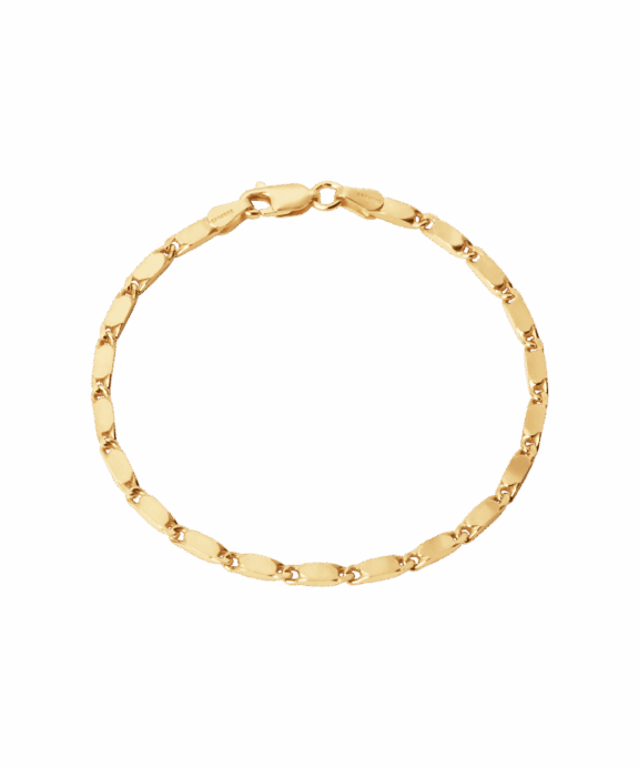 CAMILLE BRINCH LARGE ESSENTIA ARMBÅND FORGYLDT SØLV - LEB-FG-18